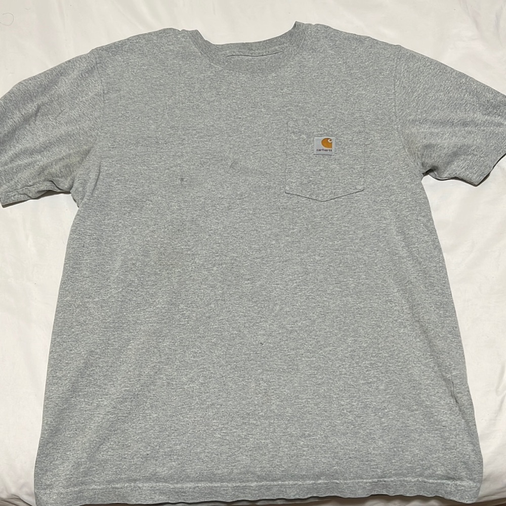 Grey carhart work shirt